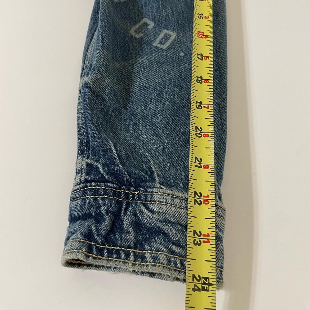 New LUCKY BRAND+Coca Cola limited edition distressed denim trucker jacket - Picture 14 of 16